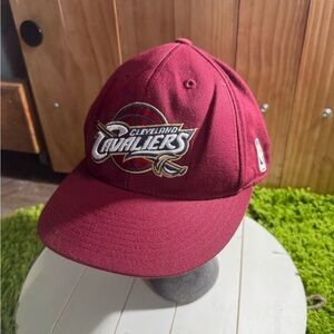 Y2K Cleveland Cavaliers Fitted Maroon‎ Hat